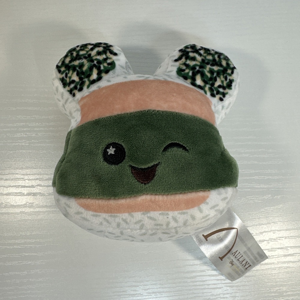 Disney Aulani Resort Wishables Plush‎ Doll Hawaiian Spam Musubi 4"